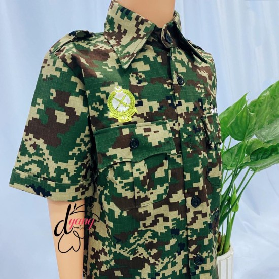 Pakaian Kadet Askar Kanak-Kanak (Digital)