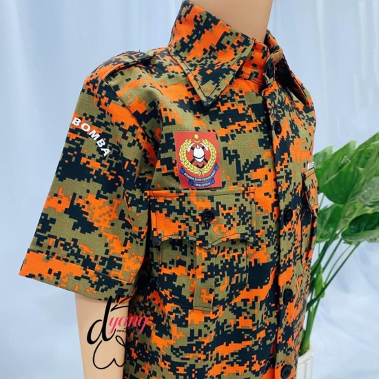 Pakaian Kadet Bomba Kanak-Kanak